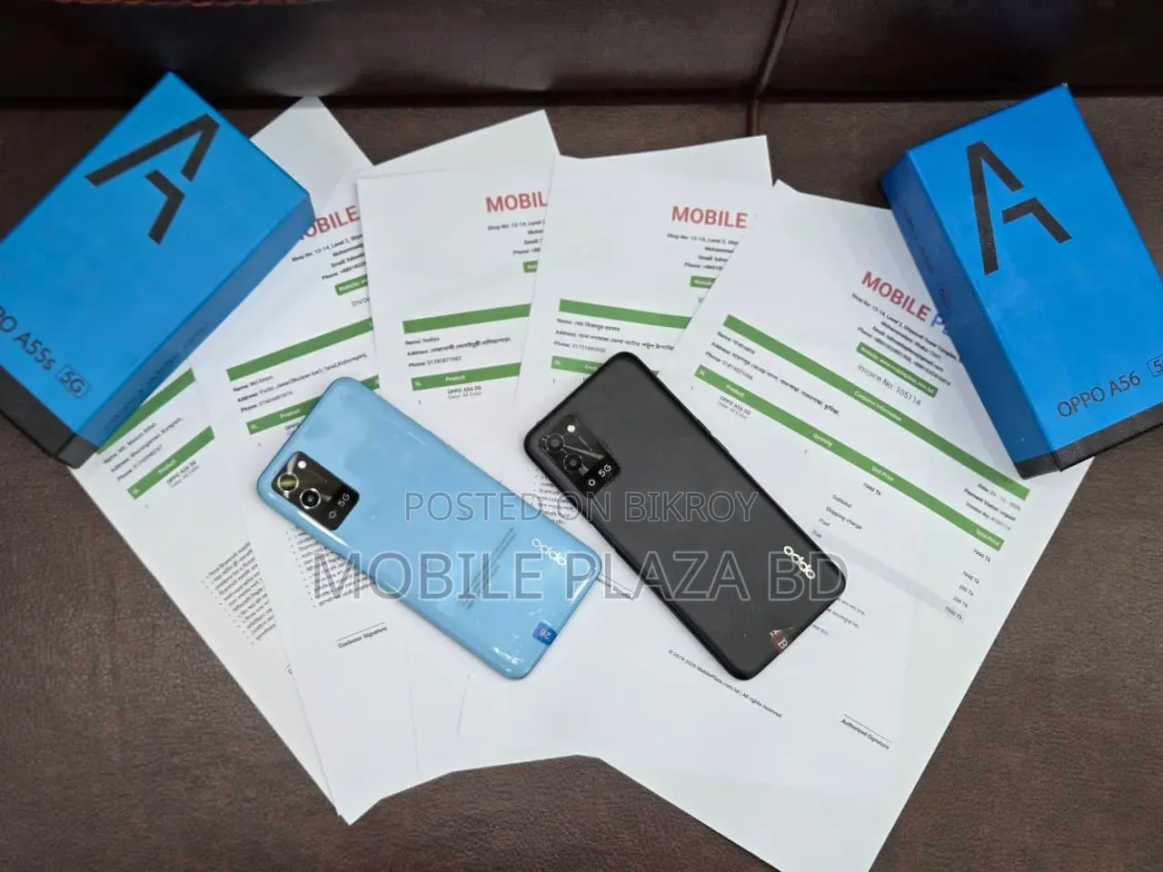 New Oppo A56 5G 256 GB Blue