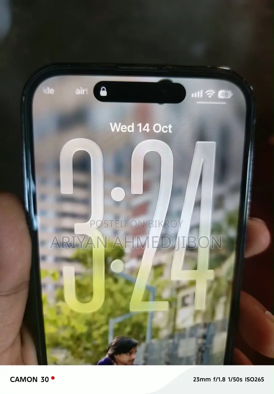 অ্যাপল আইফোন ১৪ প্রো ১২৮ জিবি ব্ল্যাক