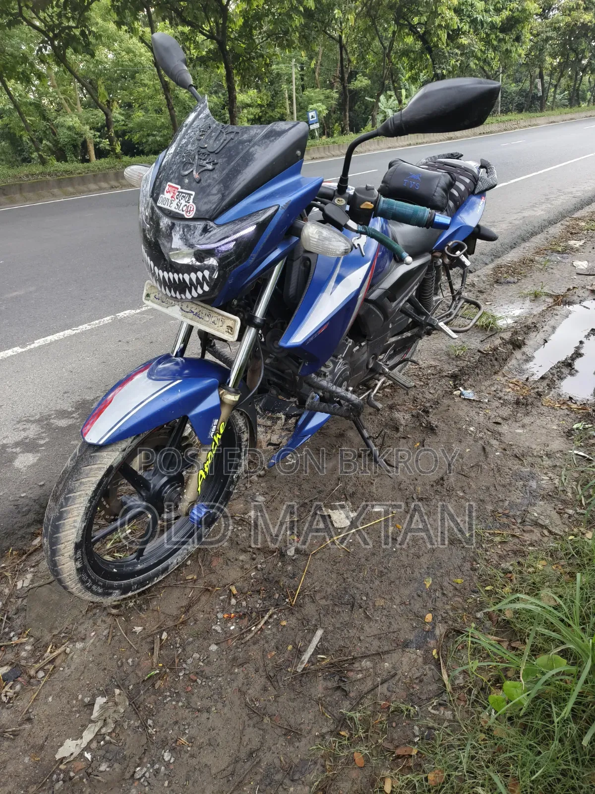 TVS Apache RTR 160 2V 2023 Blue