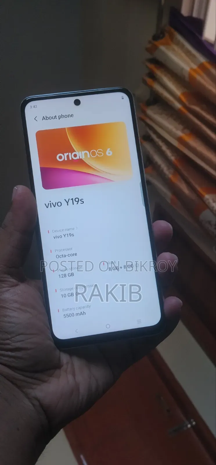 Vivo Y19s 128 GB White