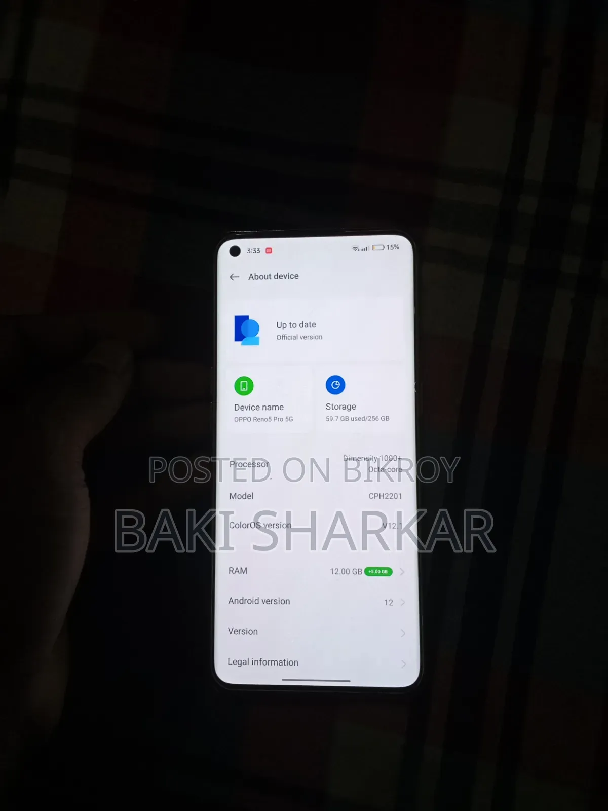 Oppo Reno5 Pro 5G 256 GB Rose Gold