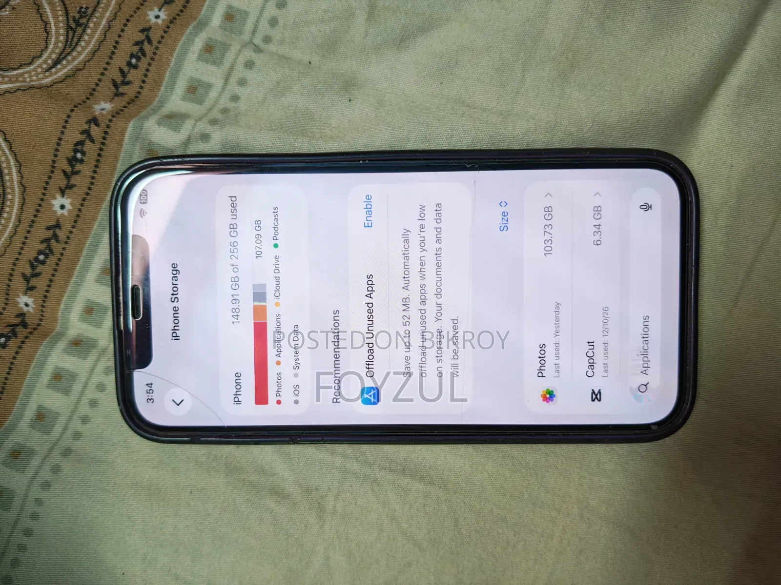 অ্যাপল আইফোন ১২ প্রো ২৫৬ জিবি ব্লু