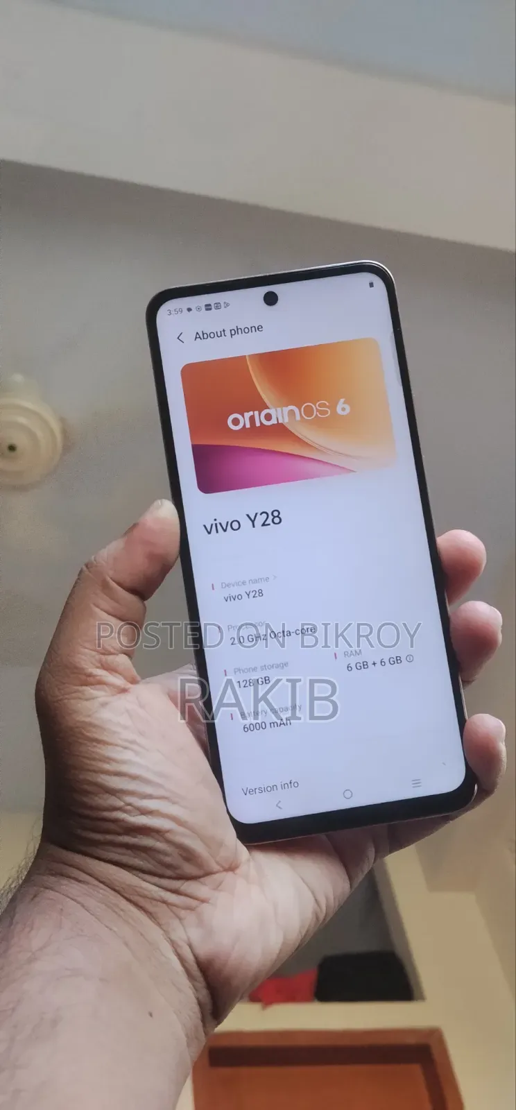 Vivo Y28 128 GB Gold