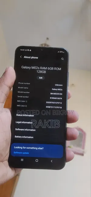 Samsung Galaxy M02s 64 GB Black