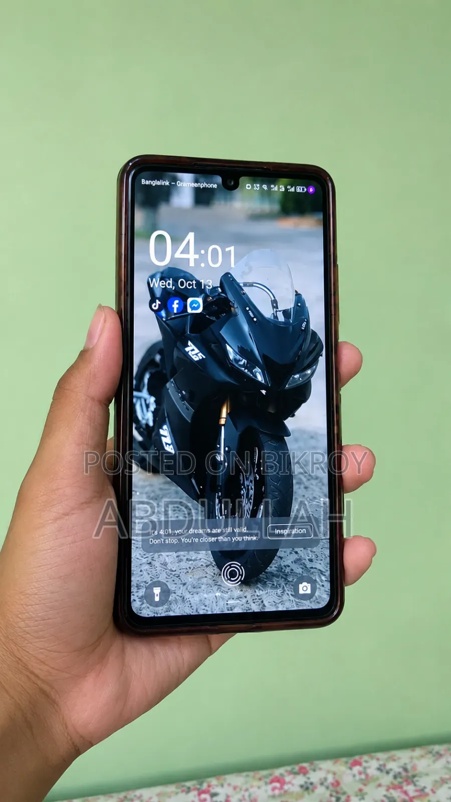 টেকনো ক্যামন ২০ প্রো ২৫৬ জিবি নীল