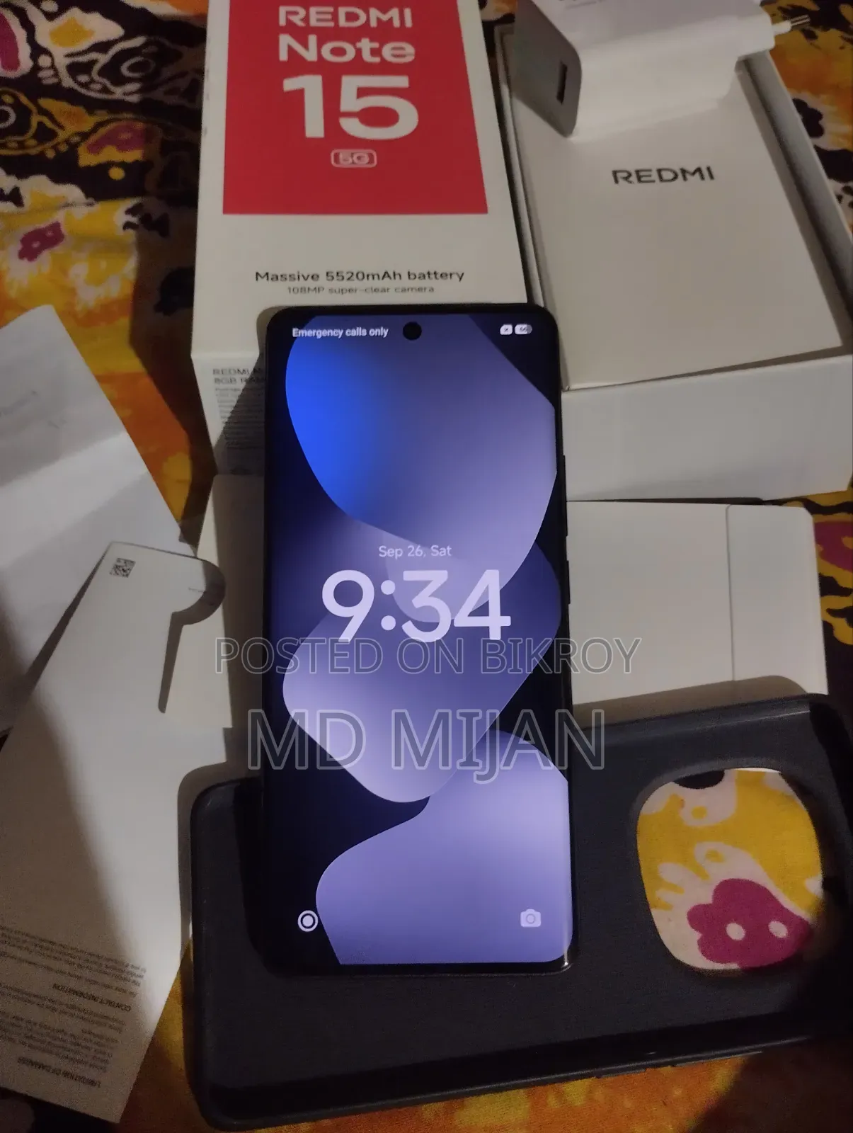 Xiaomi Redmi 15 5G 256 GB Black