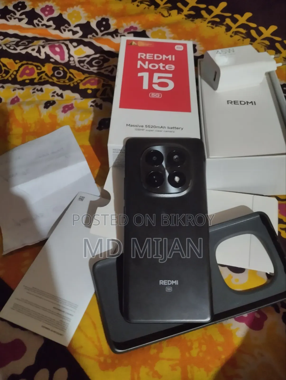 Xiaomi Redmi 15 5G 256 GB Black