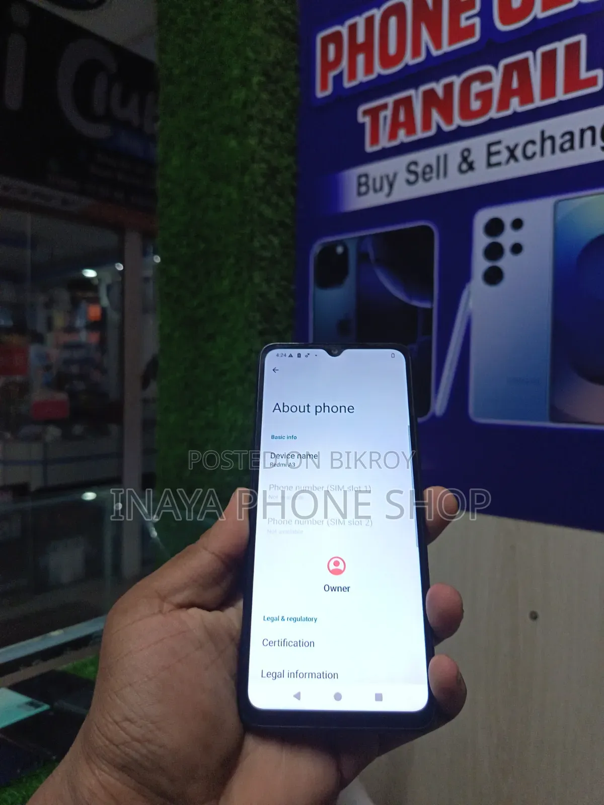শাওমি রেডমি এ৩ ৬৪ জিবি ব্ল্যাক