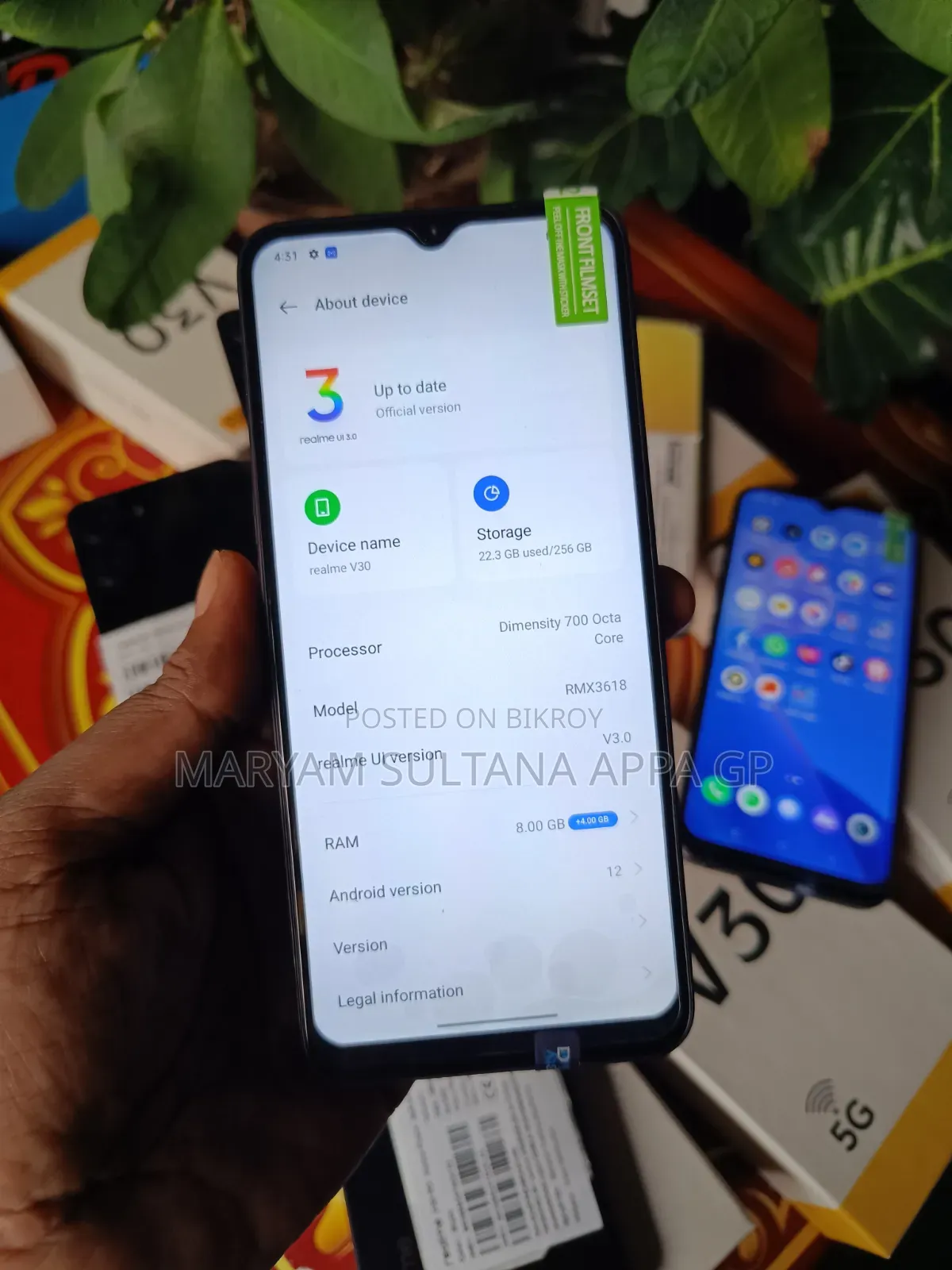 Realme V30 128 GB Black