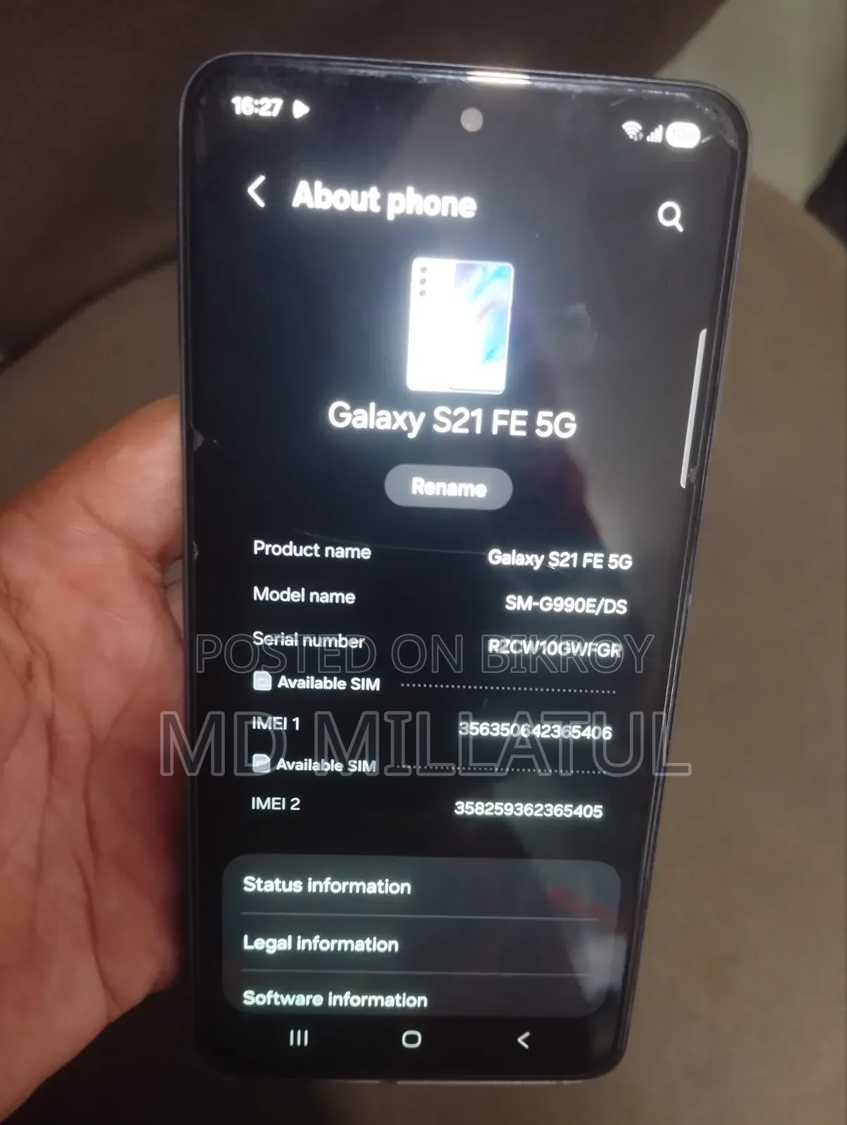 Samsung Galaxy S21 5G 128 GB Blue