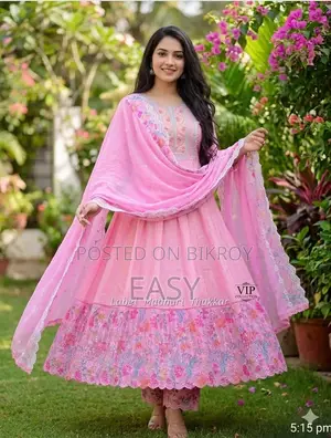 রেডিমেট গাউন থ্রি পিস