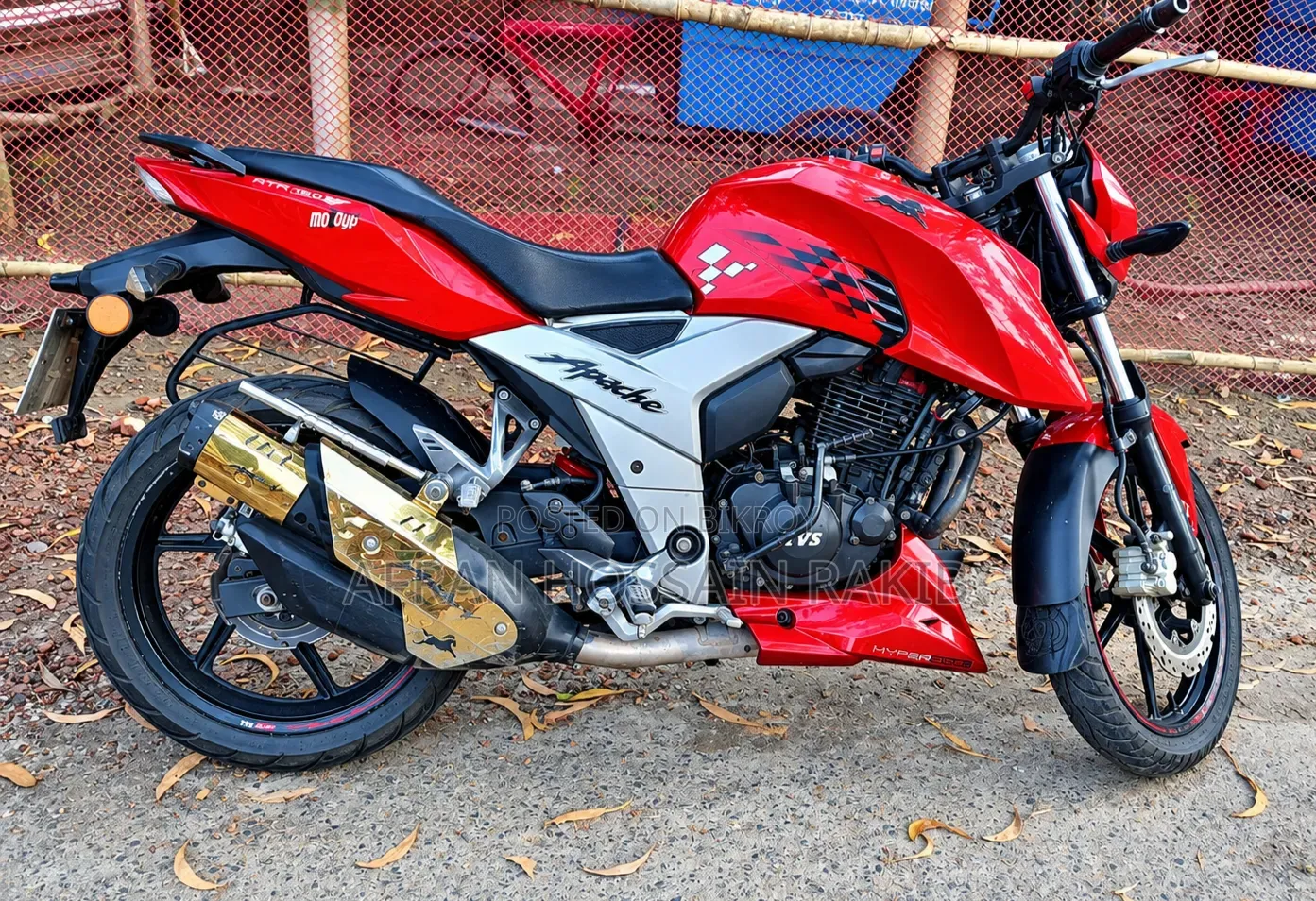 TVS Apache RTR 160 4V 2018 Red