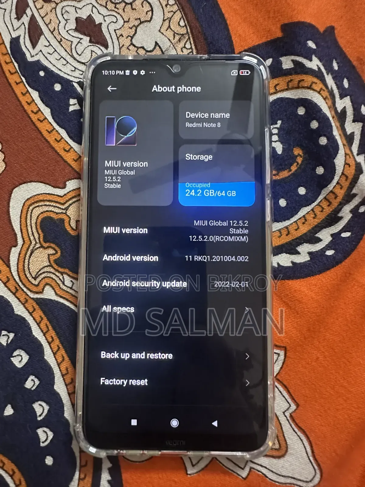 Xiaomi Redmi Note 8 64 GB Black