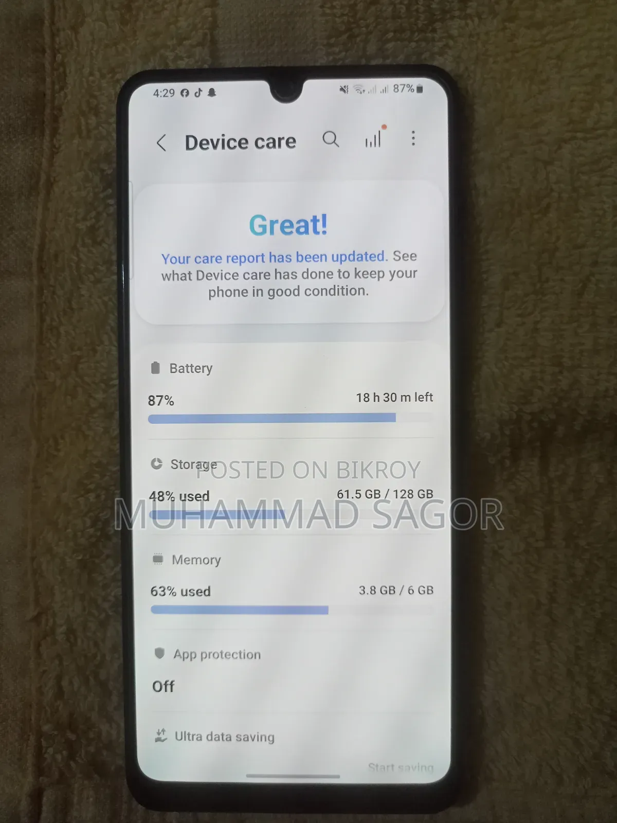 Samsung Galaxy A31 128 GB Blue