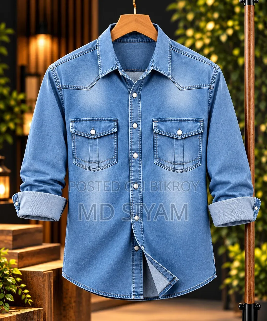 প্রিমিয়াম ট্রেন্ডি ডেনিম শার্ট