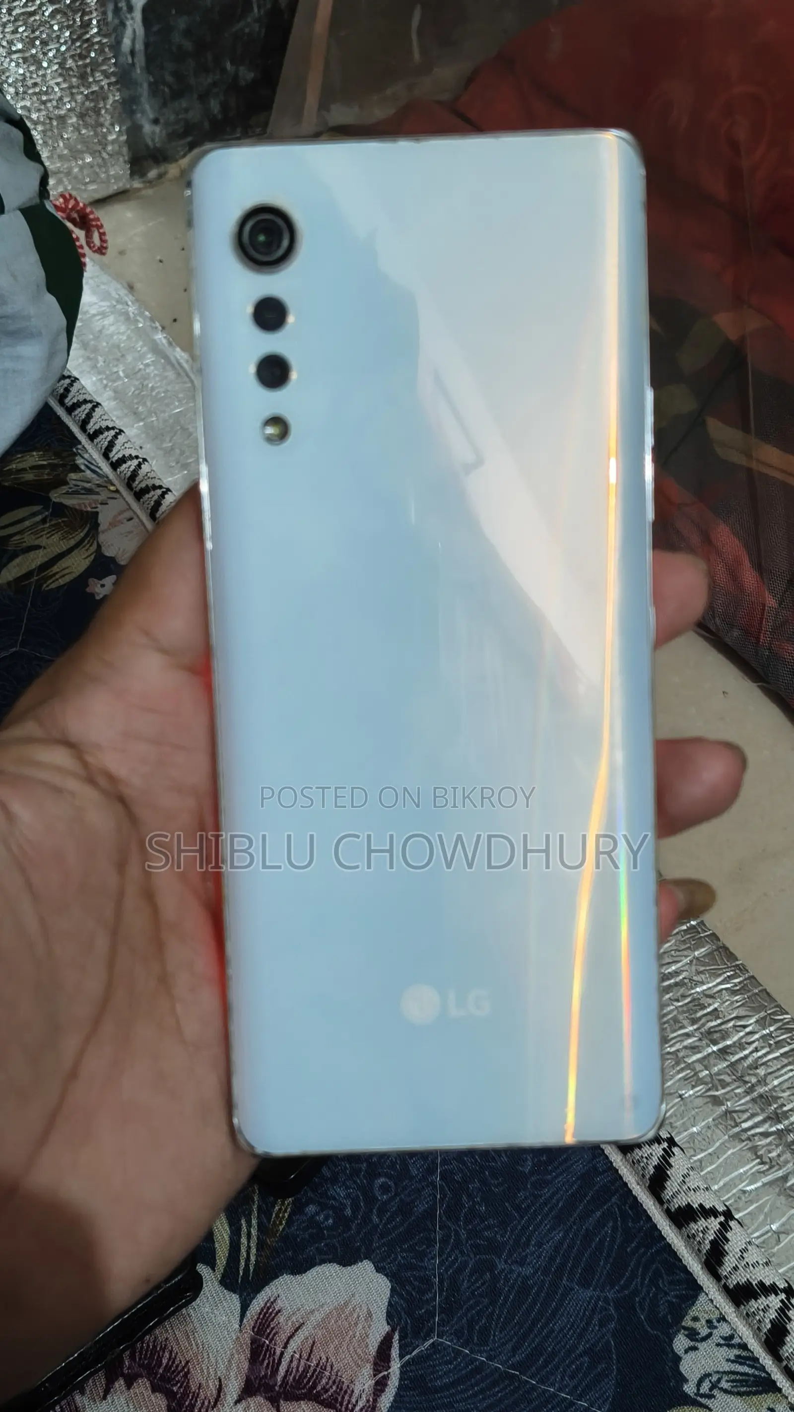 এলজি ভেলভেট ৫জি ১২৮ জিবি সাদা