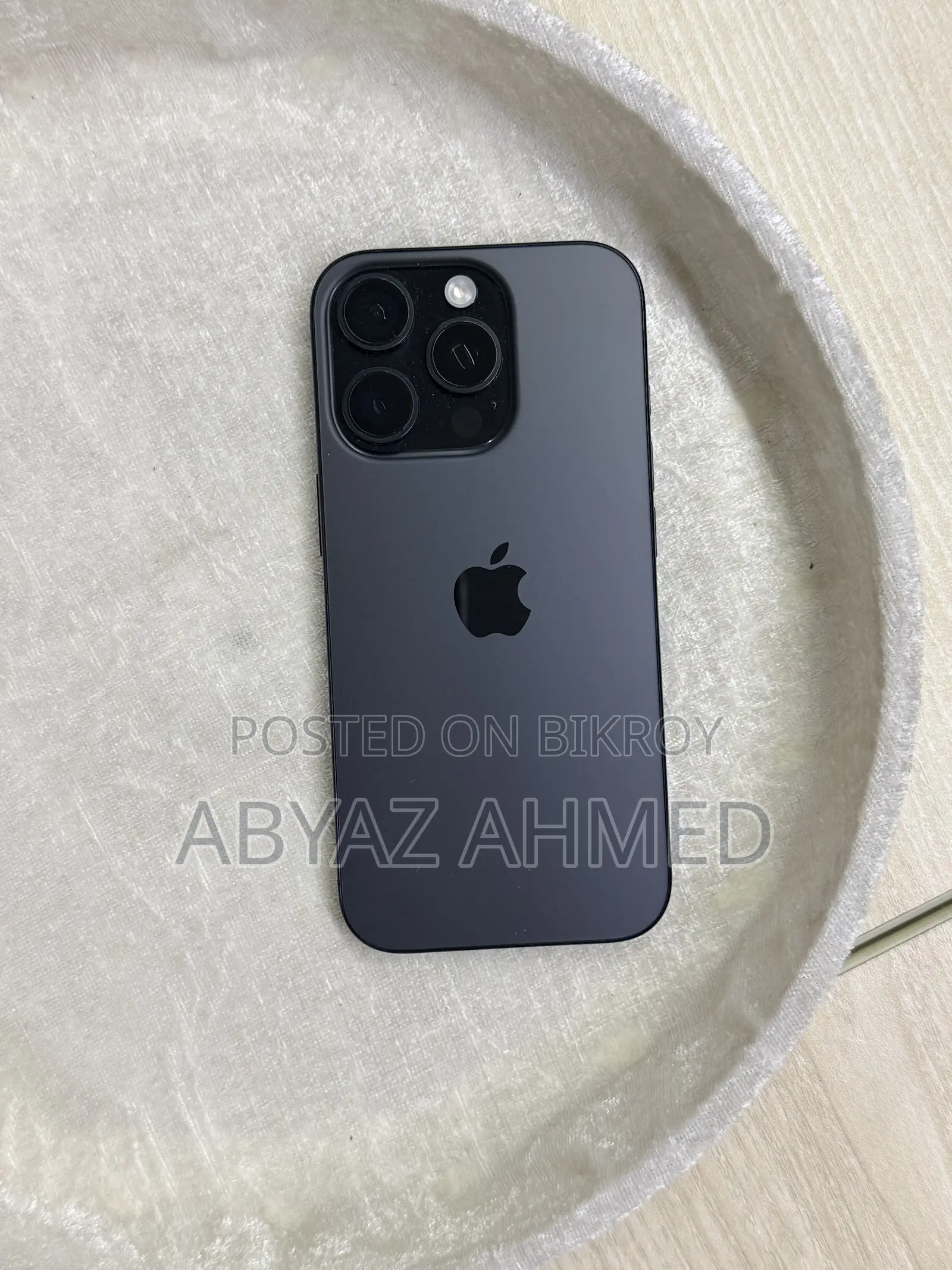 অ্যাপল আইফোন ১৬ প্রো ২৫৬ জিবি ব্ল্যাক