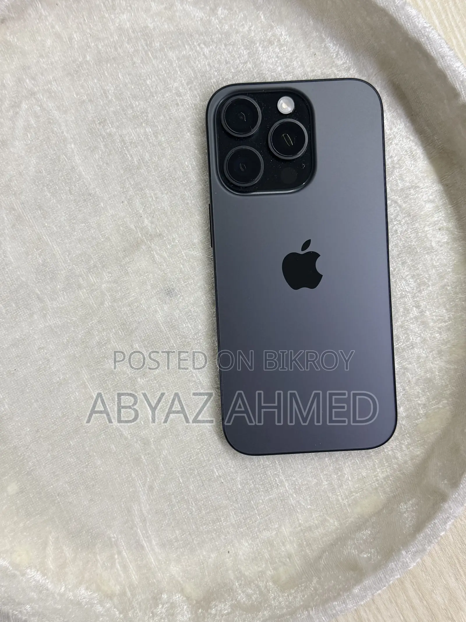 অ্যাপল আইফোন ১৬ প্রো ২৫৬ জিবি ব্ল্যাক