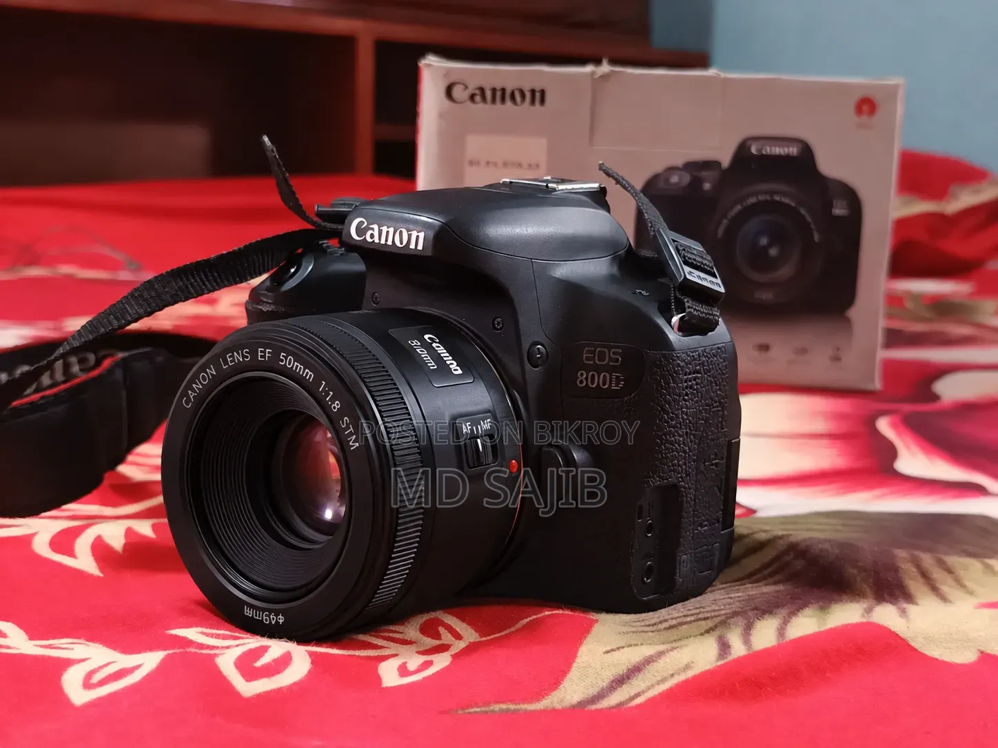 Canon 800d With 50mm Prime STM