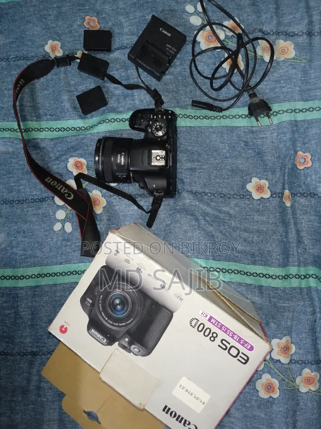 Canon 800d With 50mm Prime STM