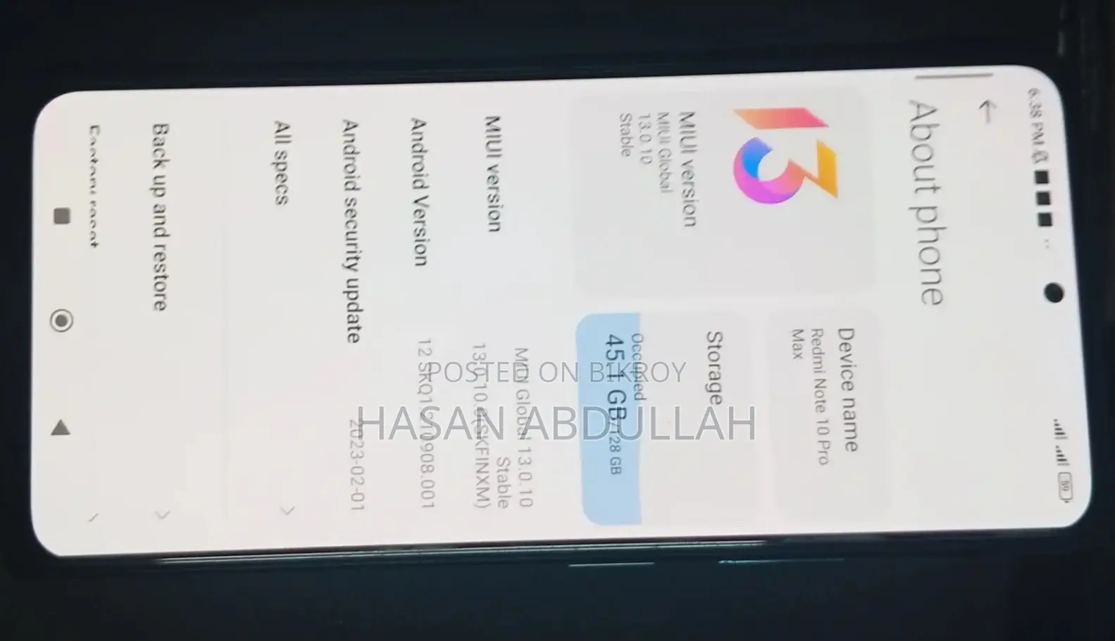 নিউ শাওমি রেডমি নোট ১০ প্রো ১২৮ জিবি পার্পল