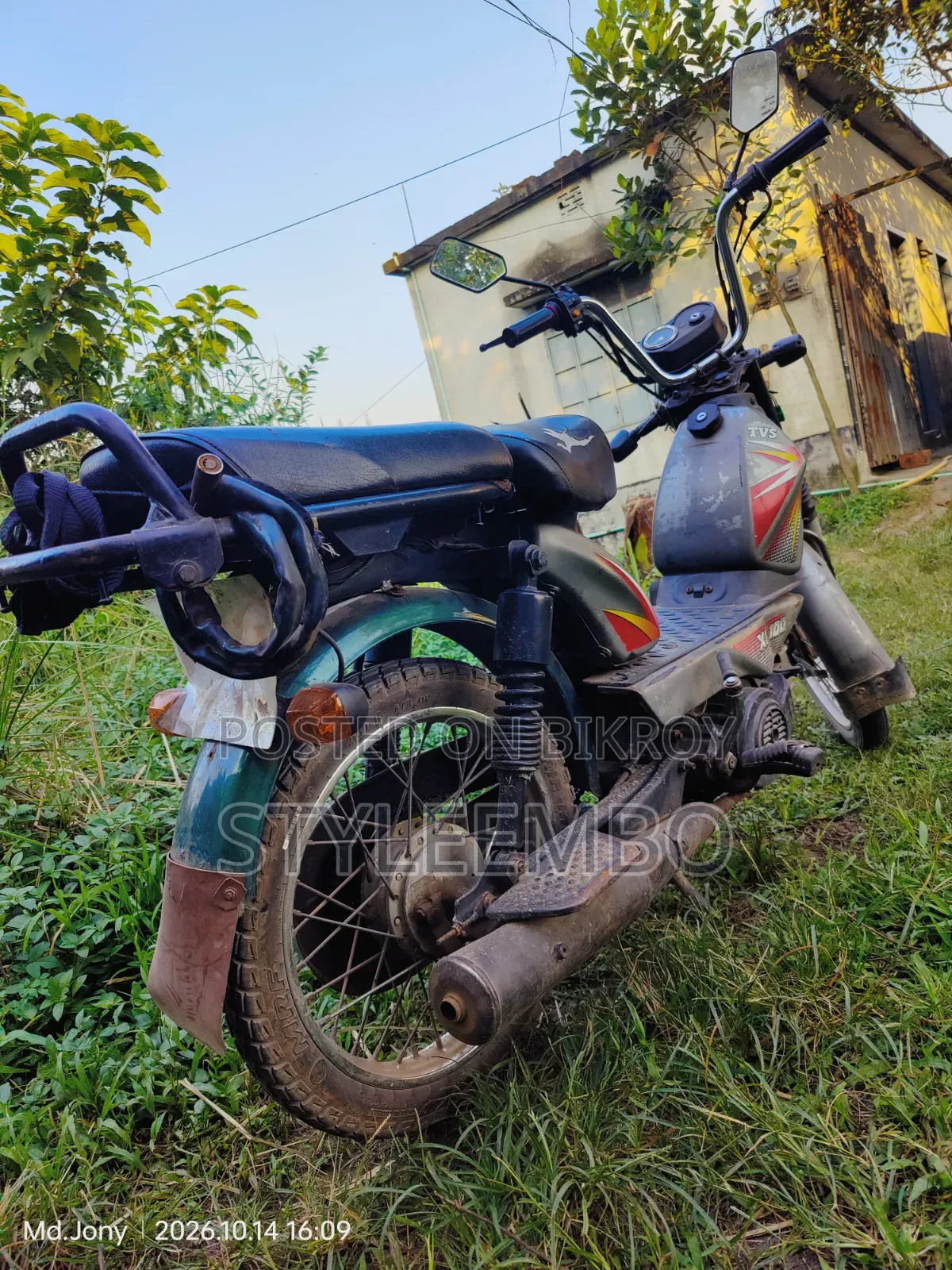 টিভিএস এক্সএল ১০০ ২০২২ গ্রে
