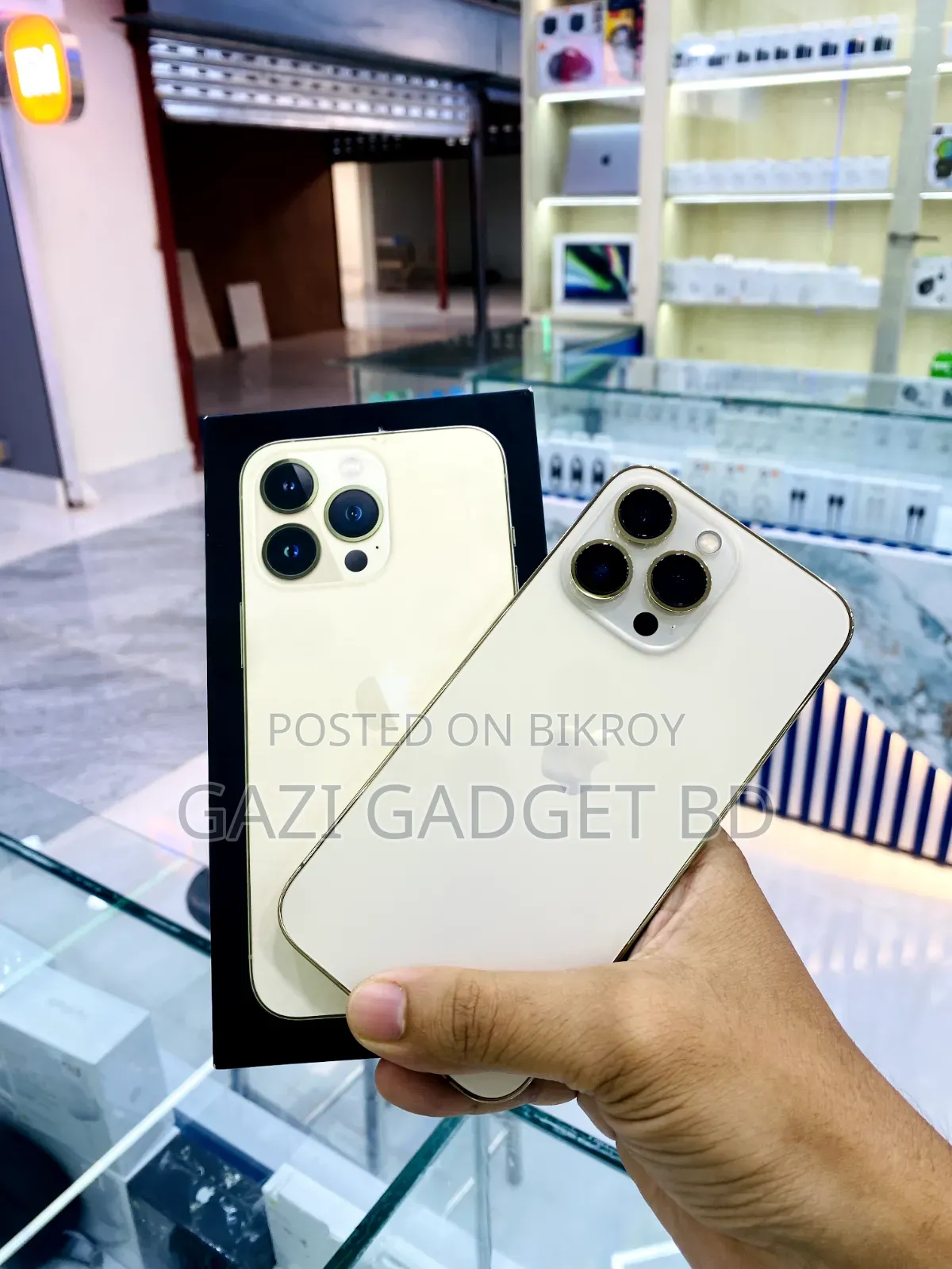 অ্যাপল আইফোন ১৩ প্রো ১২৮ জিবি গোল্ড