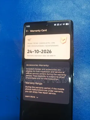 New Tecno Camon 40 256 GB Gray