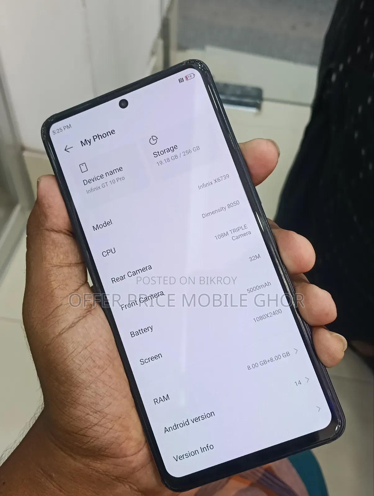 Infinix GT 10 Pro 256 GB Blue