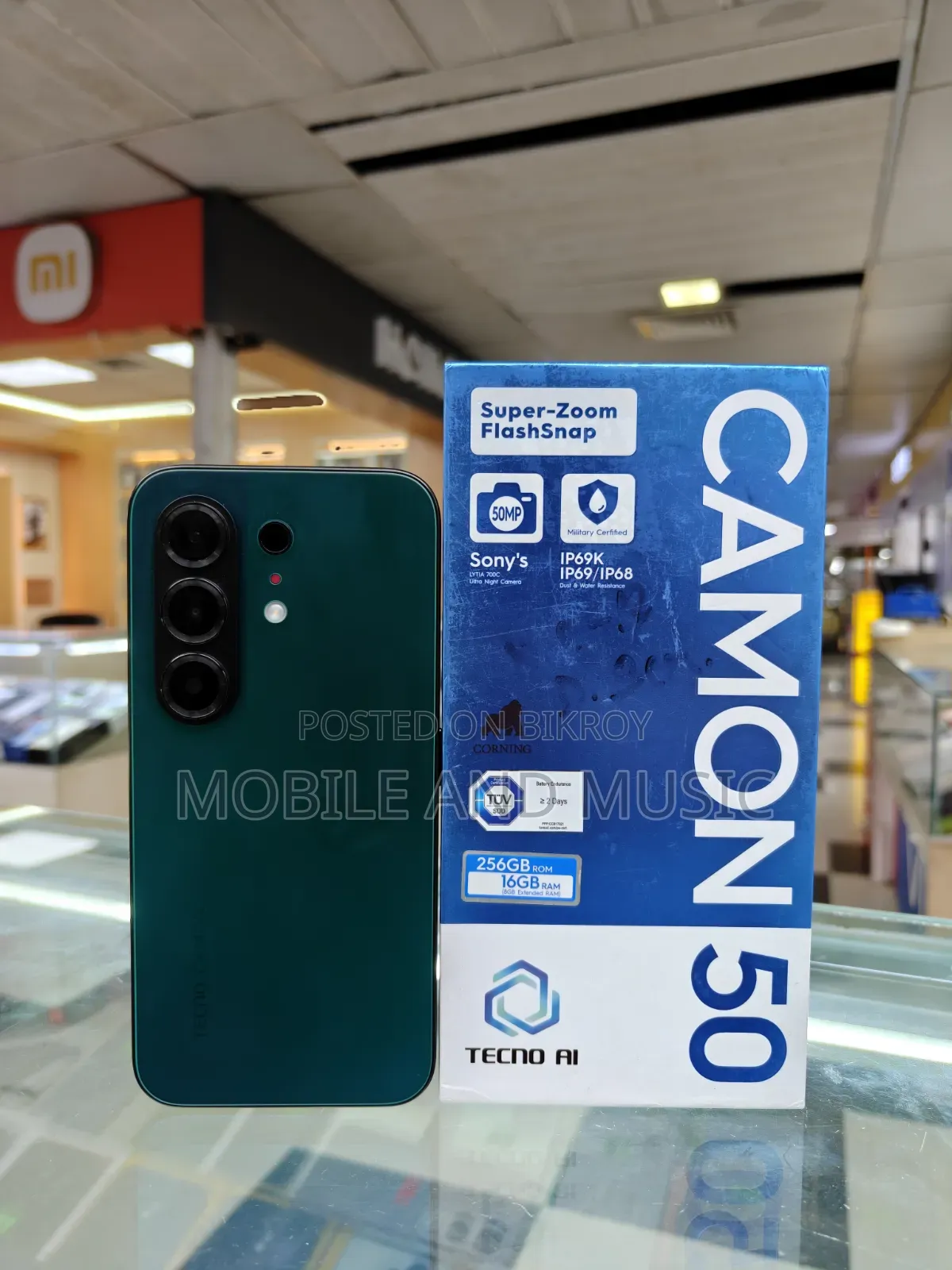 Tecno Camon 50 256 GB Green