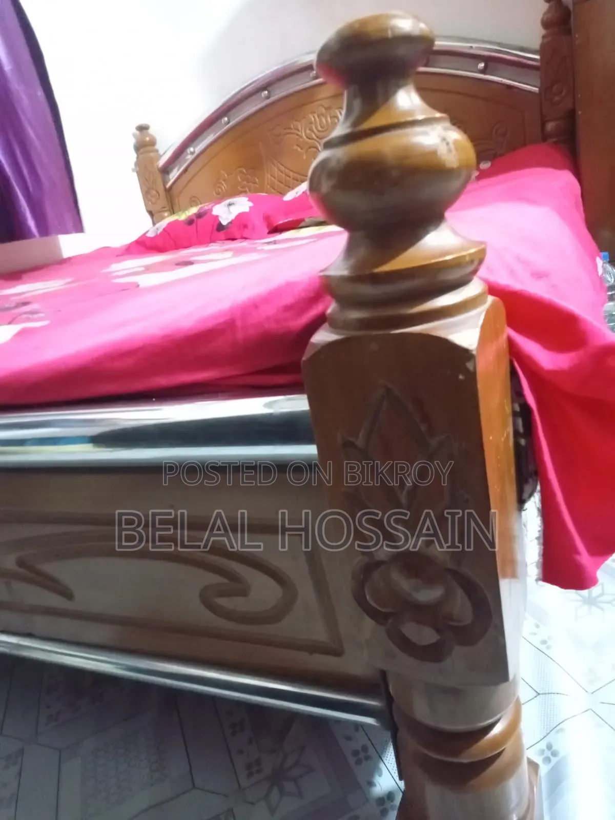 কিং সাইজ খাট ৬/৭ ফুট