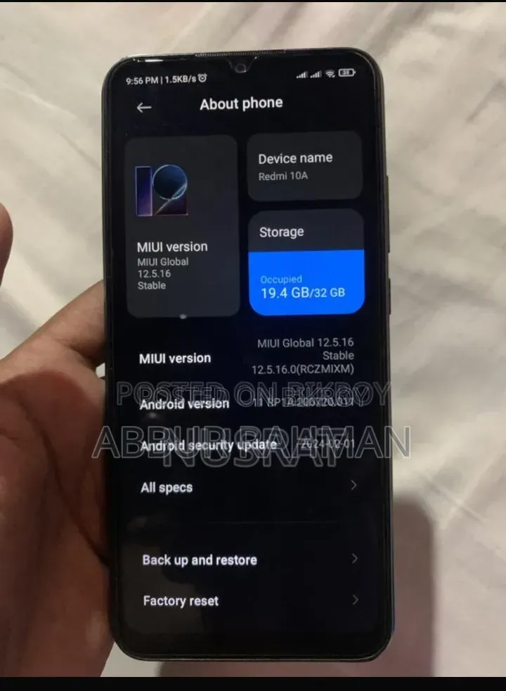 Xiaomi Redmi 10A 32 GB Black