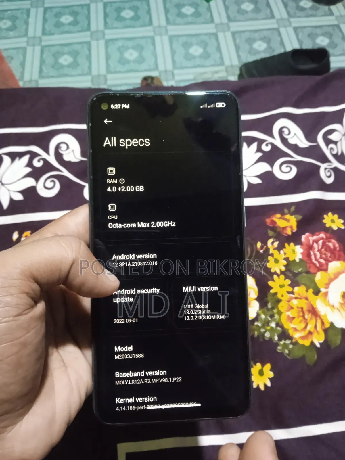 Xiaomi Redmi Note 9 128 GB Black