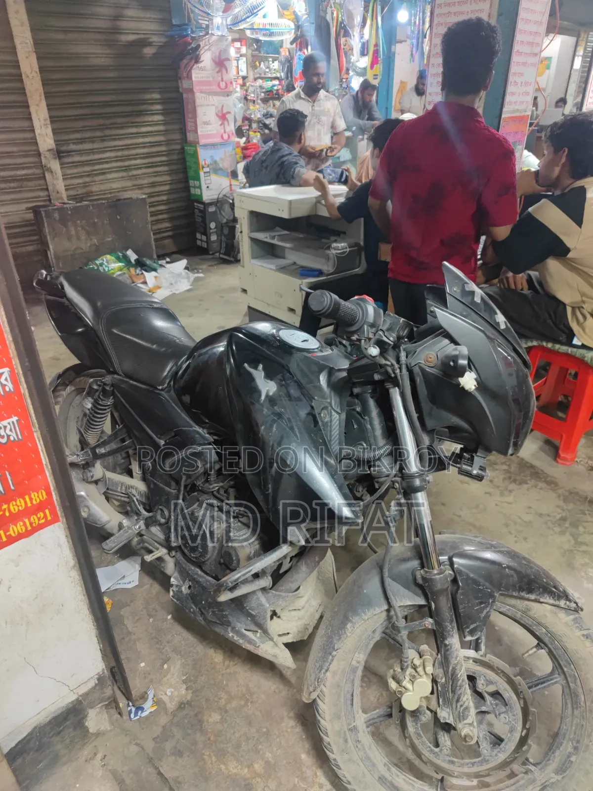 TVS Apache RTR 160 2V 2023 Black