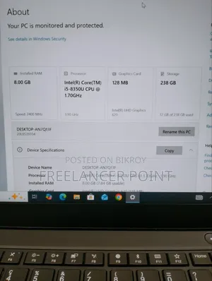 Laptop Lenovo ThinkPad T480s 8GB Intel Core i5 SSD 256GB