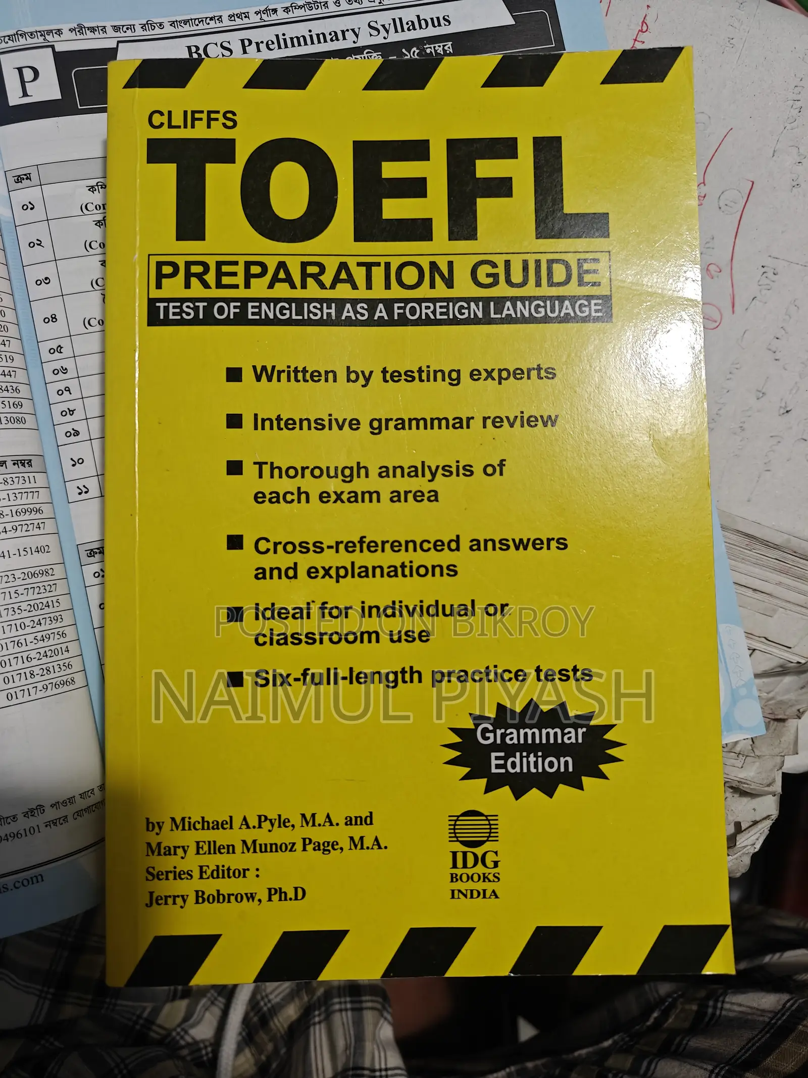 Cliffs Toefl