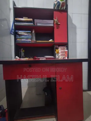 রিডিং টেবিল উইথ বুকশেলফ