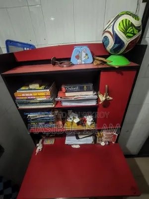রিডিং টেবিল উইথ বুকশেলফ