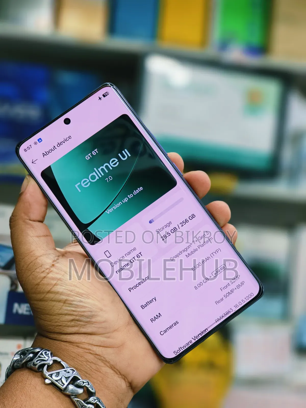 Realme GT 6T 256 GB Purple