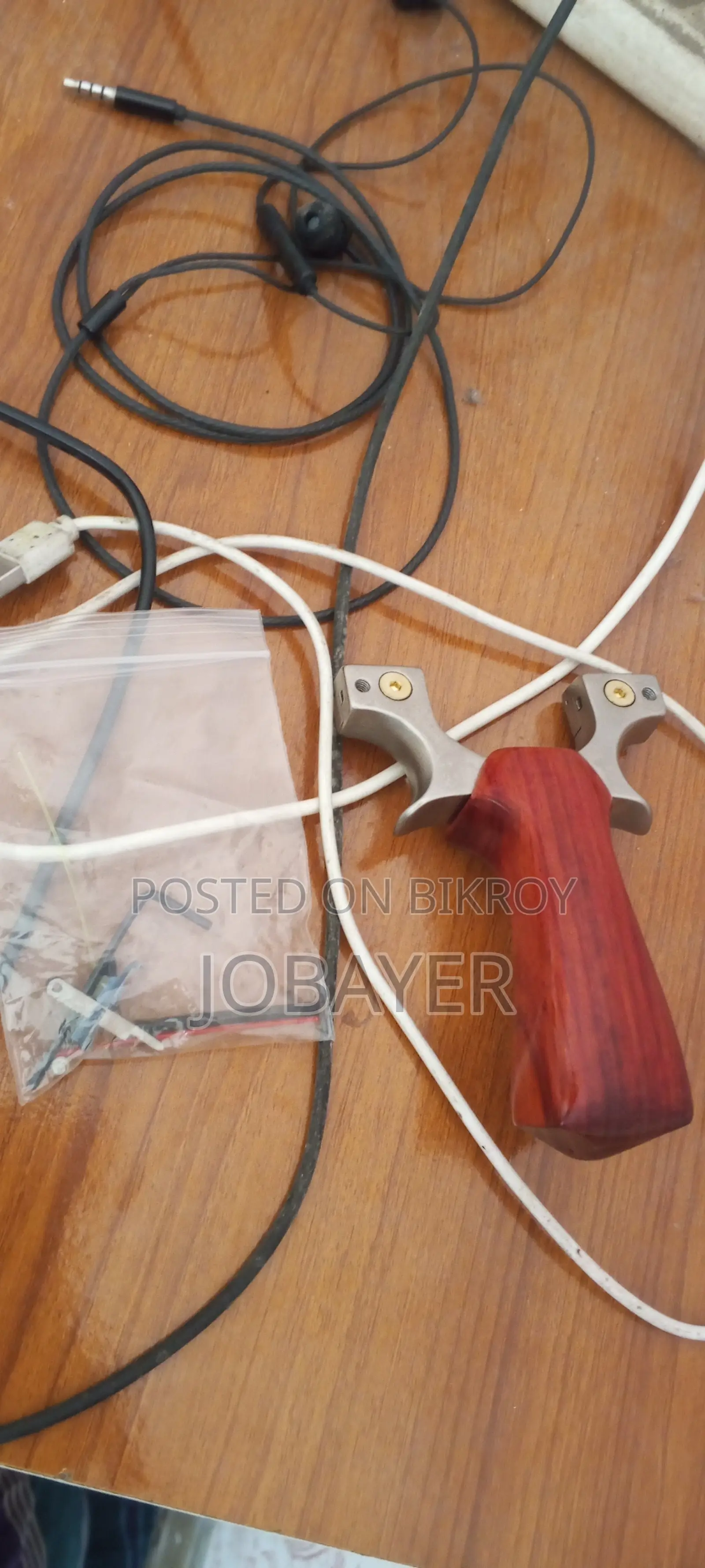 Steel + Wood Slingshot + Sniper Aiming Kit