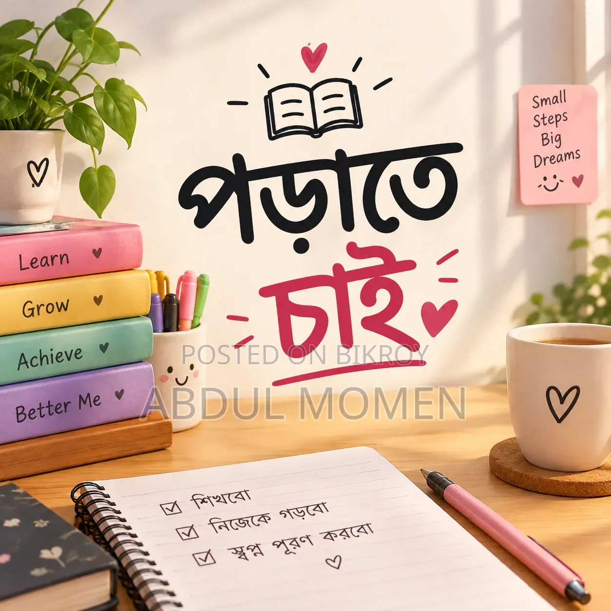 পড়াতে চাই।