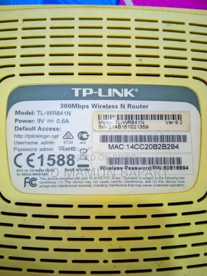 TP-Link 2-Antenna Router (TL-WR841N)