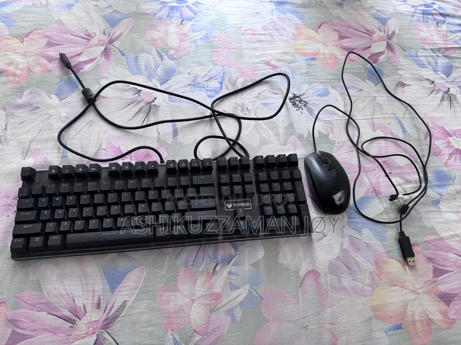 Aorus M2 Gaming Mouse & Rapoo V720 Gaming RGB Backlit Keyboard