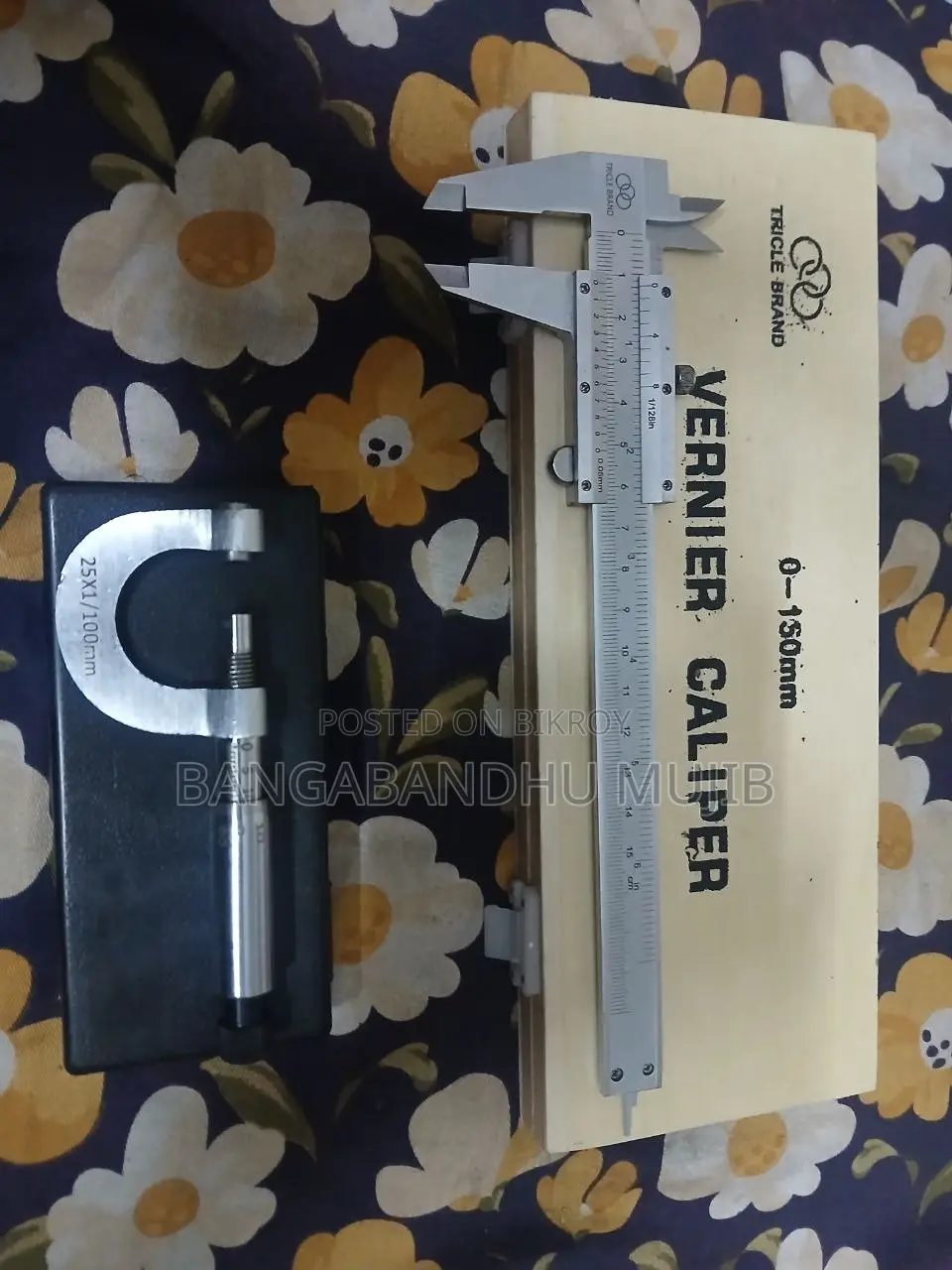 ব্র্যান্ড নিউ ভার্নিয়ার ক্যালিপার এবং স্ক্রু গেজ সেট ফর সেল