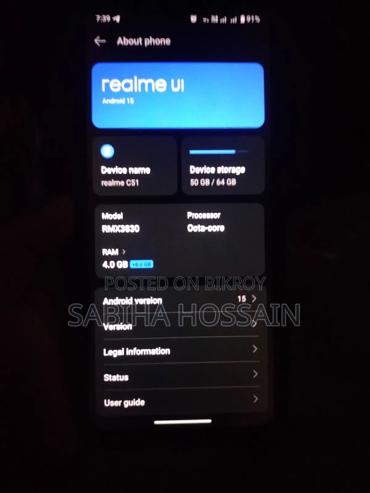 Realme C51 64 GB Black
