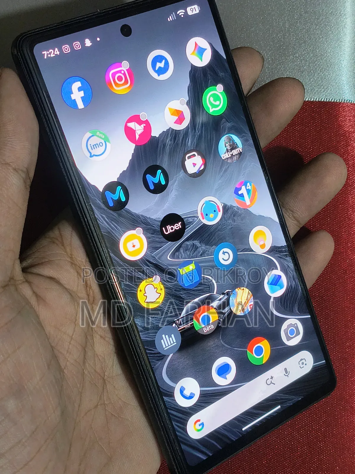 গুগল পিক্সেল ৬এ ১২৮ জিবি গ্রাফাইট