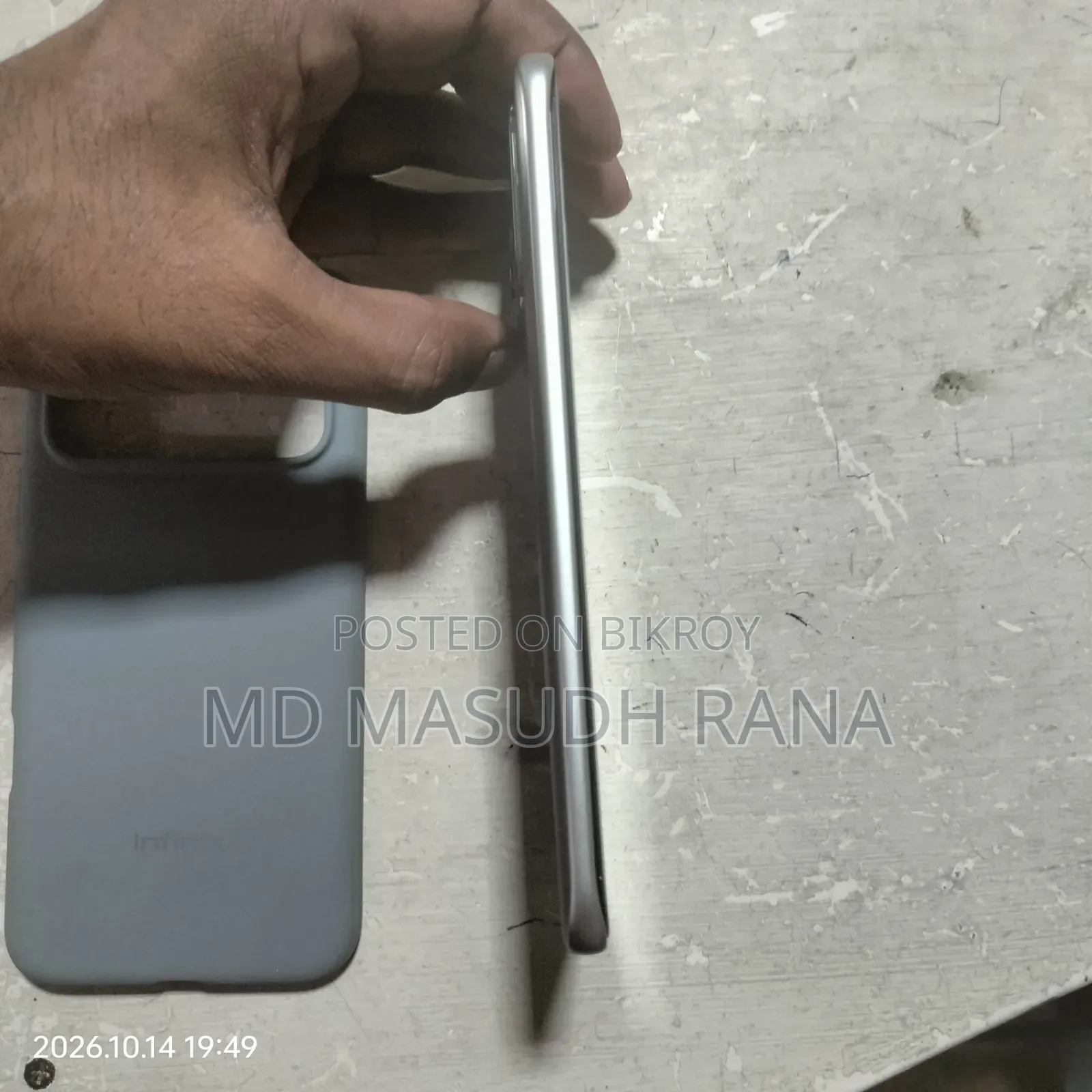 New Infinix Note Edge 256 GB Silver