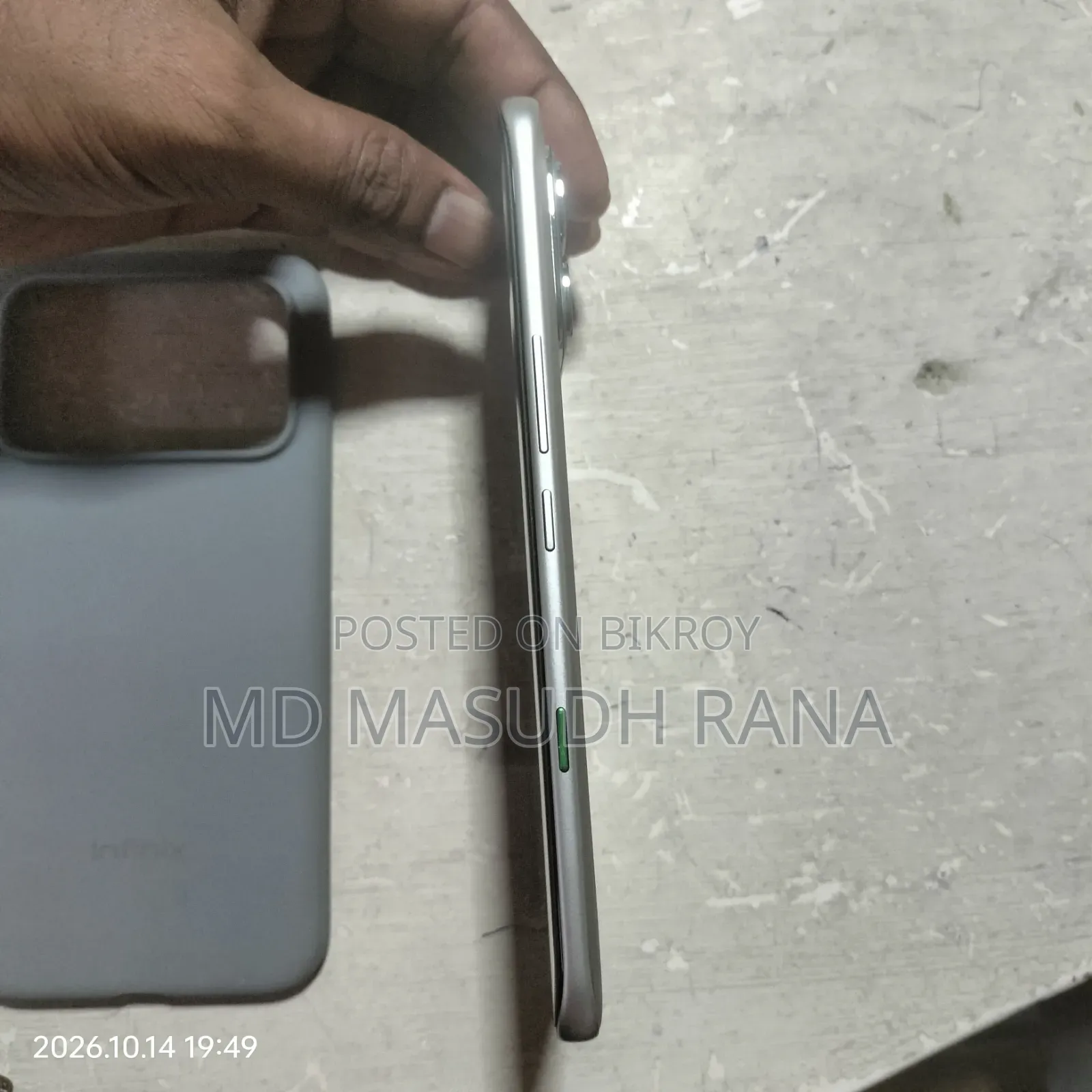 New Infinix Note Edge 256 GB Silver
