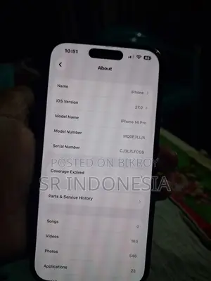 অ্যাপল আইফোন ১৪ প্রো ১২৮ জিবি পার্পল