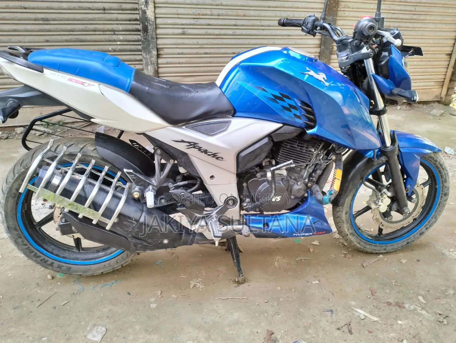 TVS Apache 160 4V 2020 Blue